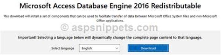 'Microsoft.ACE.OLEDB.16.0' provider is not registered on the local machine. (System.Data)