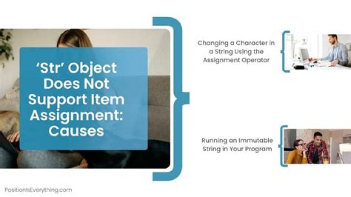'str' object does not support item assignment