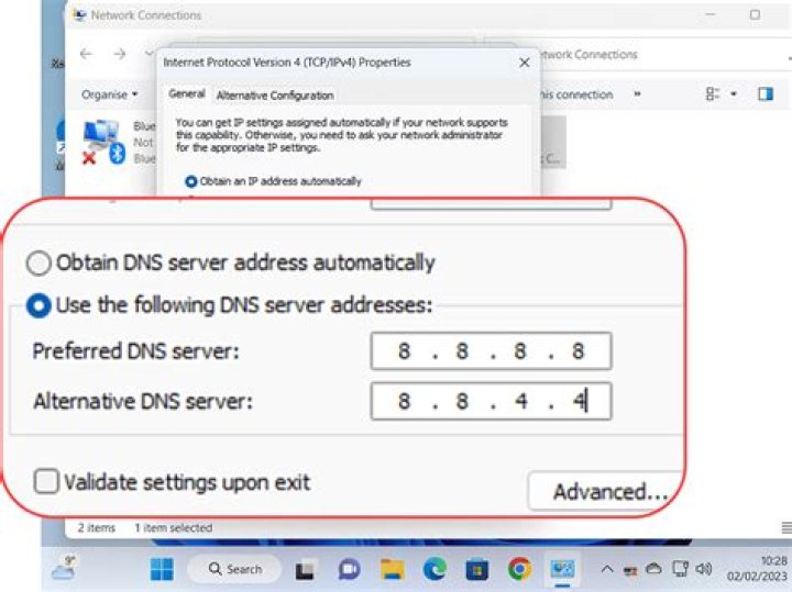 1.1.1.3 as preferred DNS without automatic template
