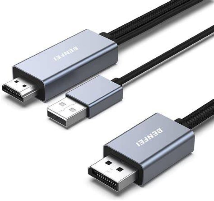 144hz from DisplayPort through USB Type B