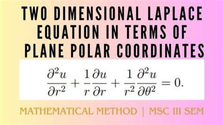 2 dimensional Laplace's equation in polar coordinates