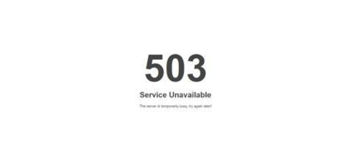 503 Service Unavailable - What really it means?