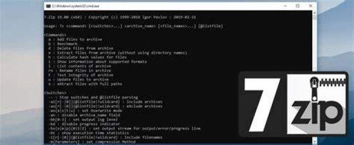 7-Zip command line add only specific file to archive?