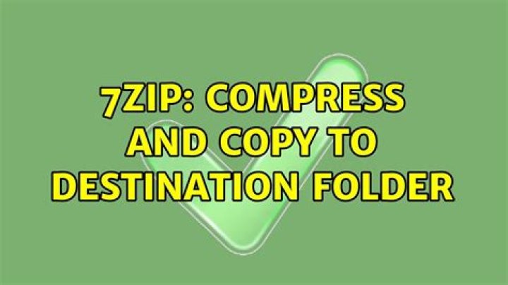 7zip destination folder -o