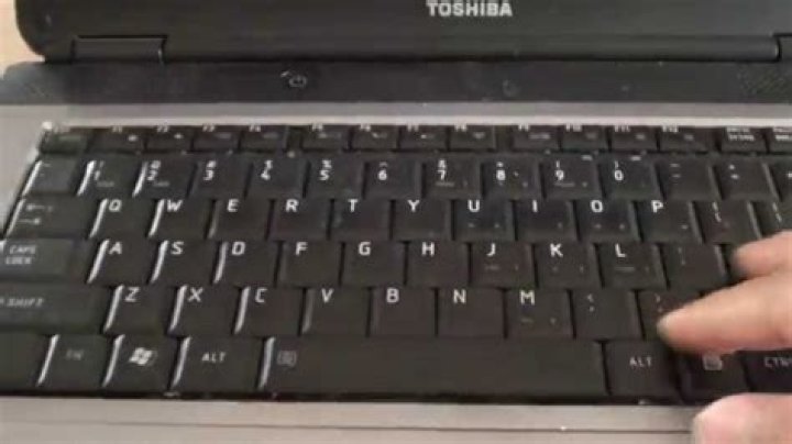 A few of my Toshiba laptop keys stopped working