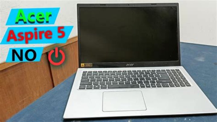 Acer laptop won't power off