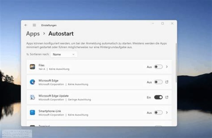 Add applications to Autostart