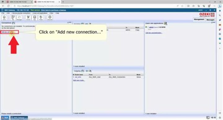 add new connection