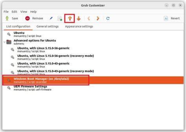 Add new entry in Grub Customizer for SSD Windows