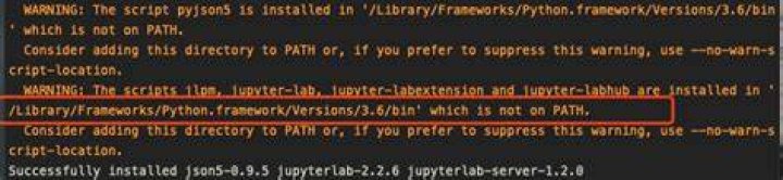 After installing with pip, 
