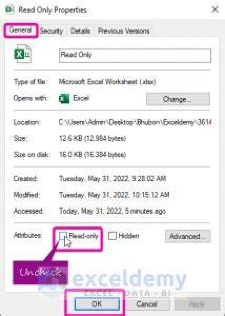 All Excel files opening as read only