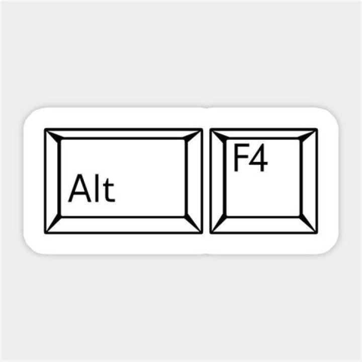 Alt + F4 switches to TTY4
