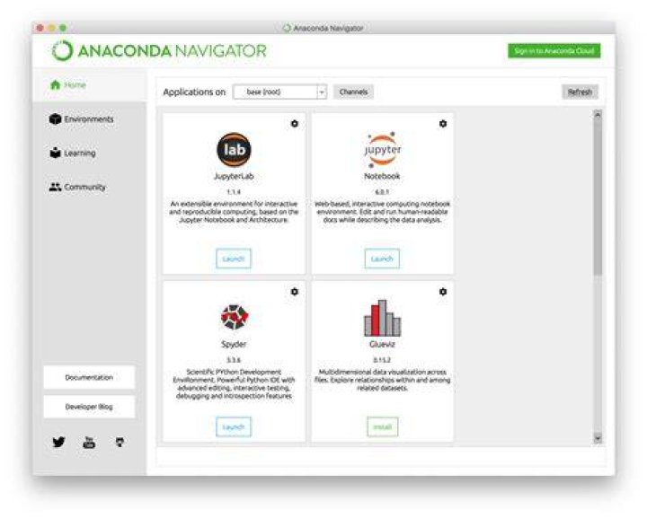 Anaconda Navigator Screenshot