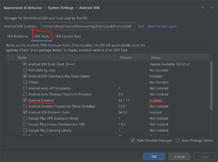 Android Studio ignoring environment variables