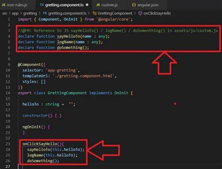 Angular 2: import external js file into component