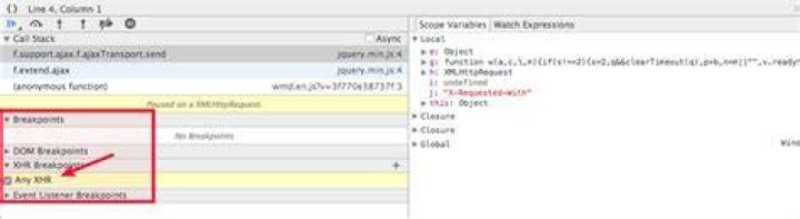 Any XHR Flag in Chrome Dev Tools