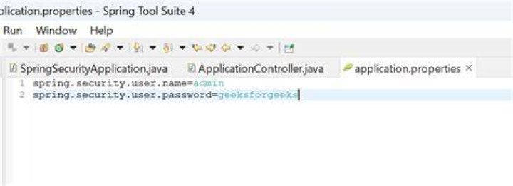 application.properties file