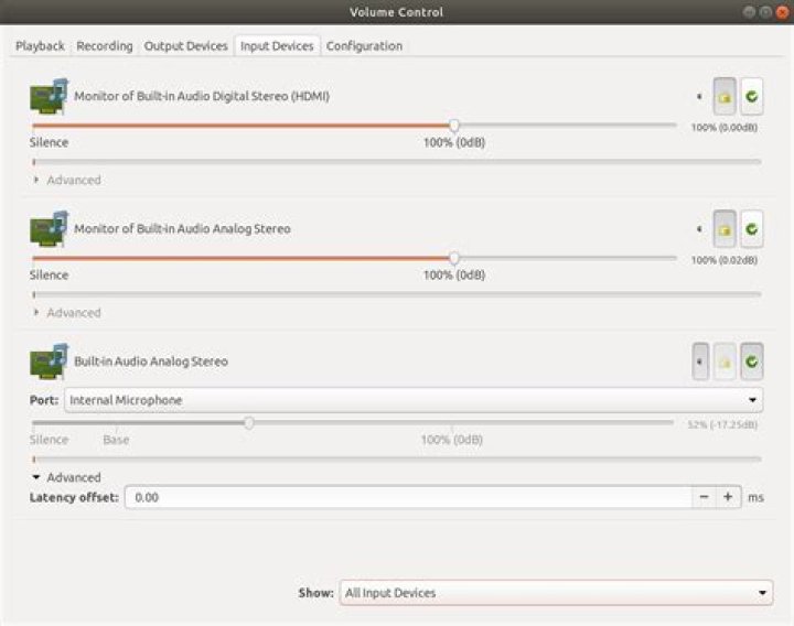 Audio input not working; greyed out in pavucontrol [Ubuntu 18.04.5 LTS]
