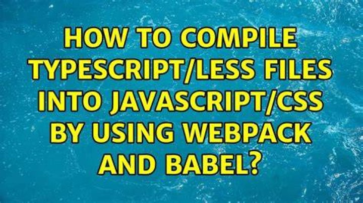 Babel Compile CSS files