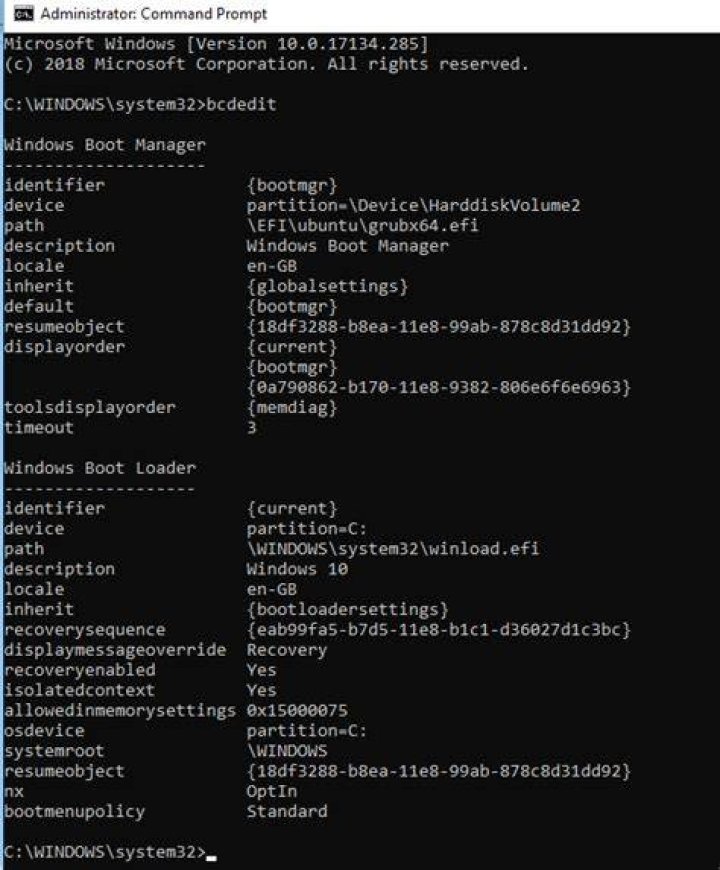 bcdedit.exe is not recognized... Win 8.1