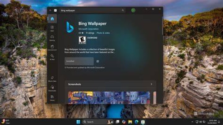 Bing Desktop local image folder
