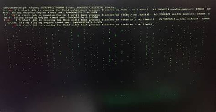 Black screen, nvidia-modeset : ERROR: GPU:0 Idling display engine time out