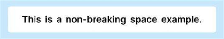Breaking space (opposite of non-breaking space)