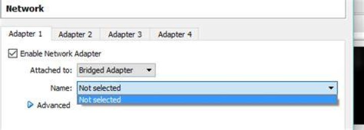 bridge adapter not working in virtualbox