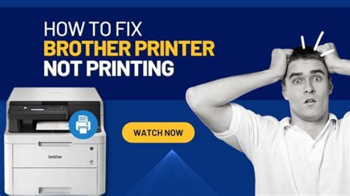 Brother printer not printing
