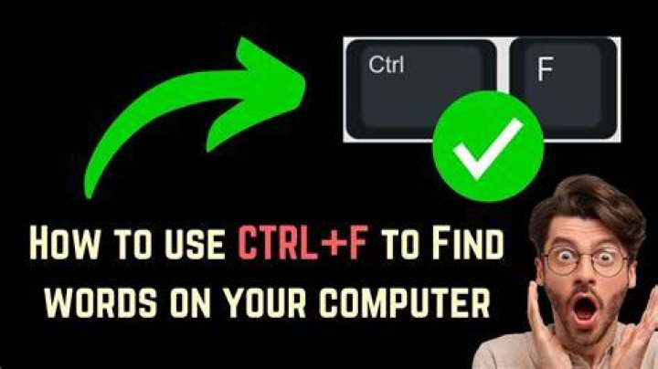 Browsers: Ctl-F (find TEXT)