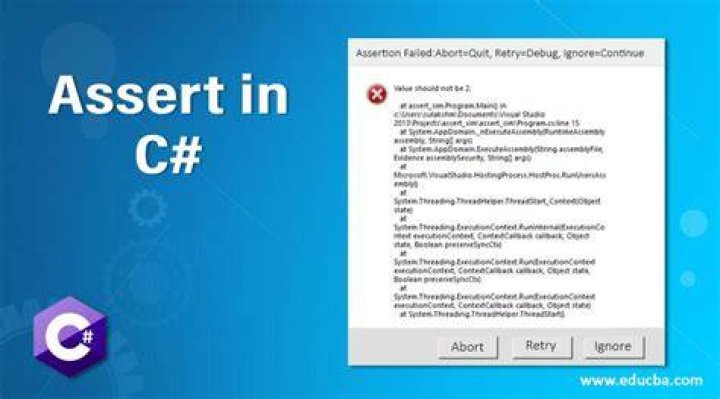 C# - What does the Assert() method do? Is it still useful?