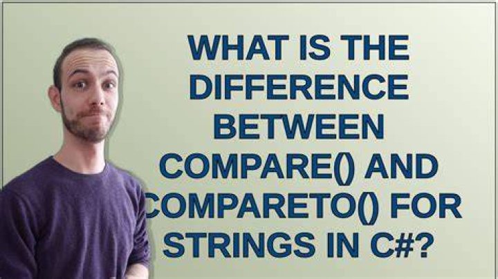 C#: What is the difference between CompareTo(String) and Equals(String)? [duplicate]