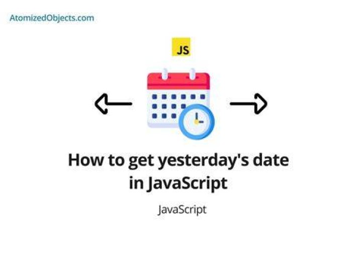 Calculate the date yesterday in JavaScript