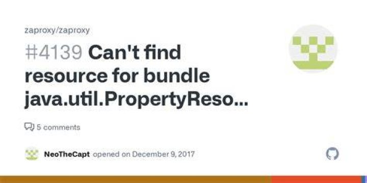 Can't find resource for bundle java.util
