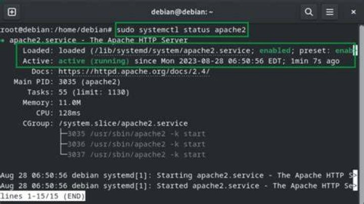 Can't install apache2 again