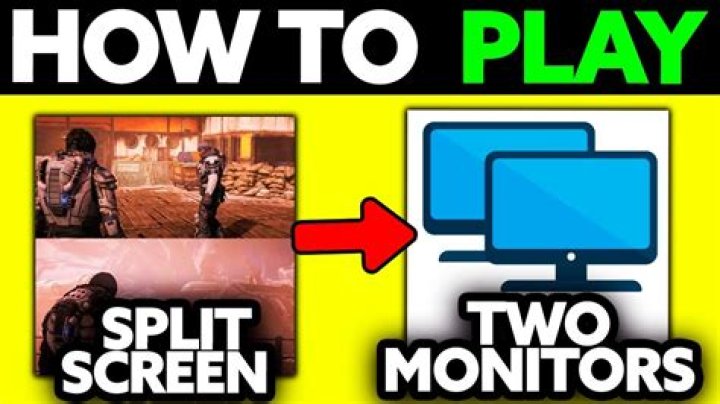Can I display a single PS4 console on 2 different game monitors for the purpose of multi-player gaming (split-screen over 2 monitors)?