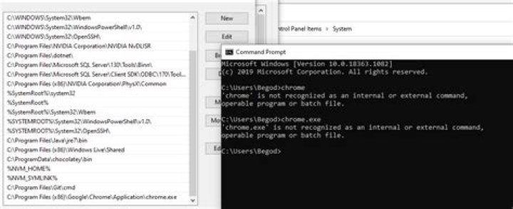 Can not start Chrome via command line