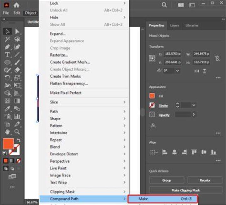 Can you flatten a clipping mask into a new vector?