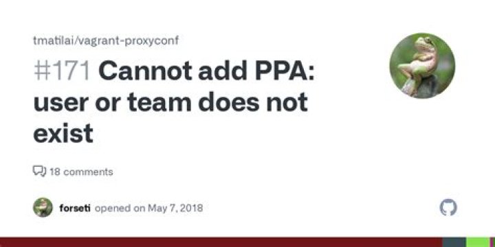 Cannot add PPA - 
