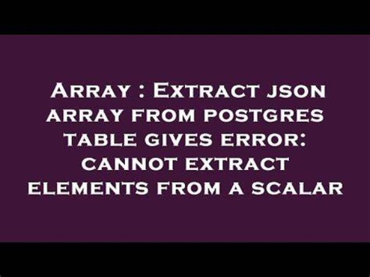 cannot extract elements from a scalar