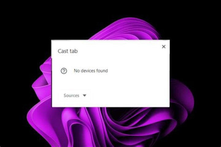 Casting a tab in Chrome has stopped working