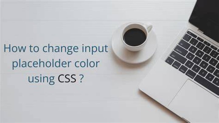 Change a HTML5 input's placeholder color with CSS