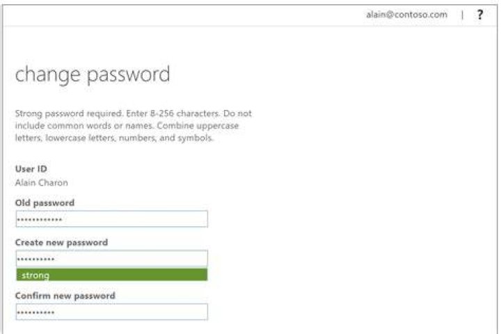 change password