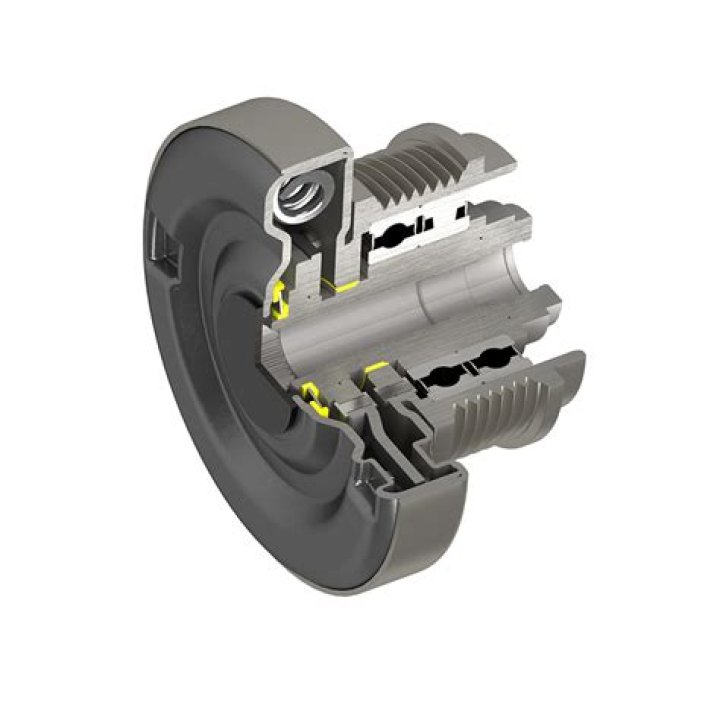 Change radial decoupler orientation or attachment part