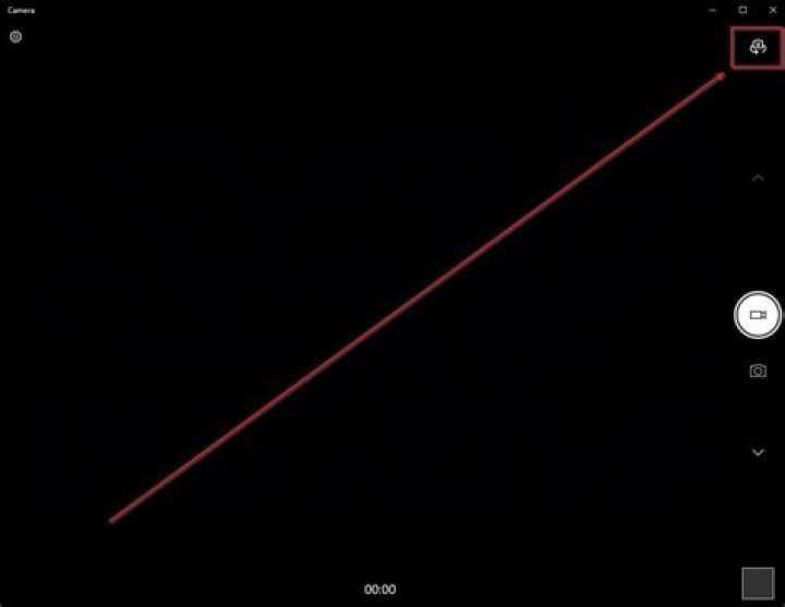 Change the camera that the Windows 10 camera app uses.