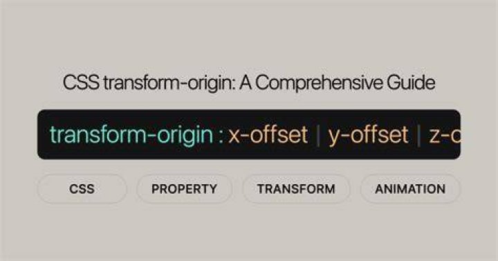 Change the transform origin