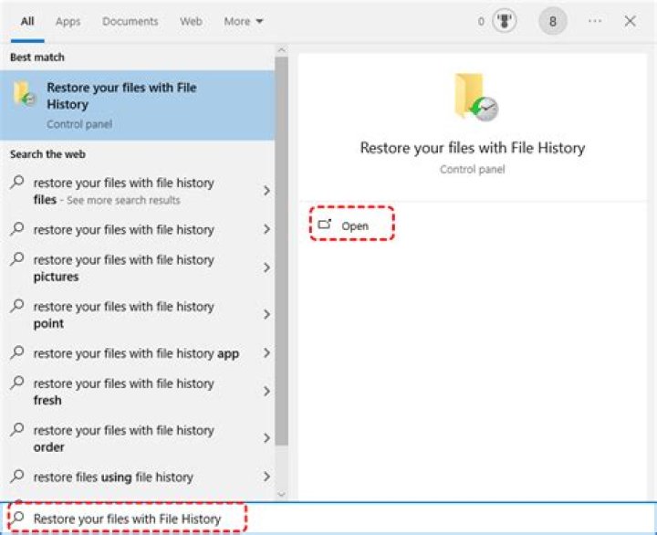 Change Windows 10 File History drive
