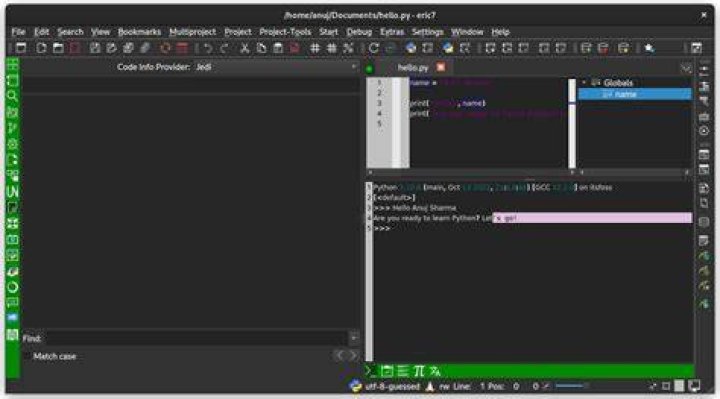 Changing the editor background colour in Eric IDE