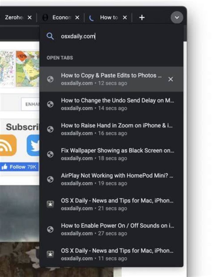 chrome search in page: accented characters