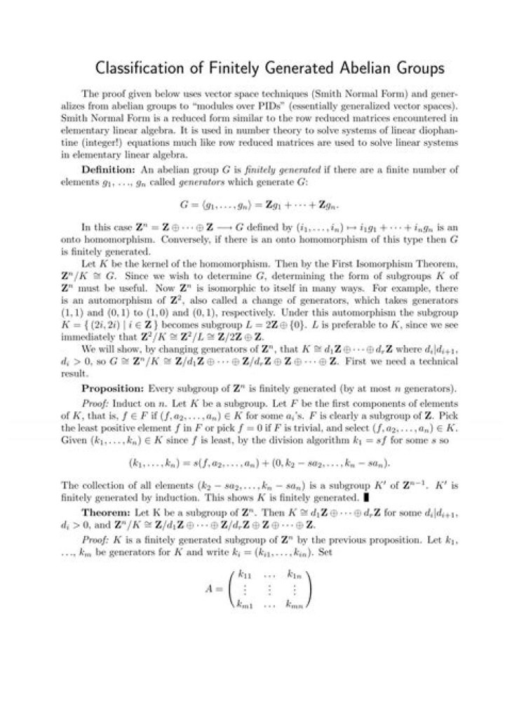 Classification of finite rank Abelian groups